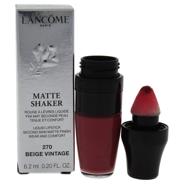 Lancome Matte Shaker Liquid Lipstick - # 270 Beige Vintage by Lancome for Women - 0.2 oz Lipstick