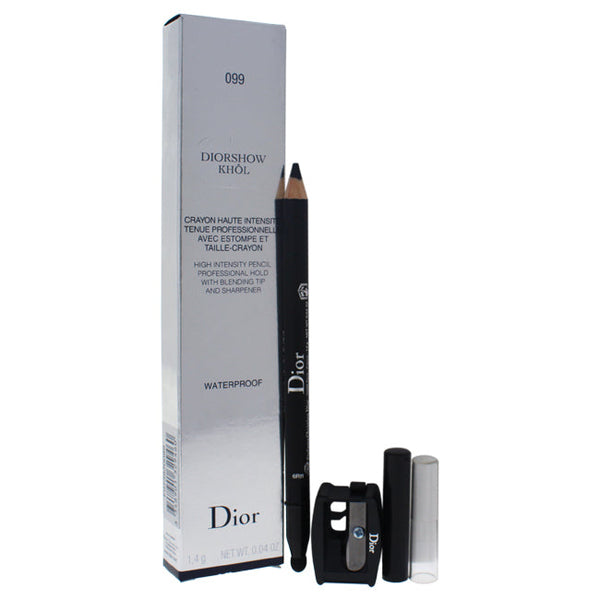Christian Dior Diorshow Khol High Intensity Pencil Waterproof - # 099 Black Khol by Christian Dior for Women - 0.04 oz Eyeliner