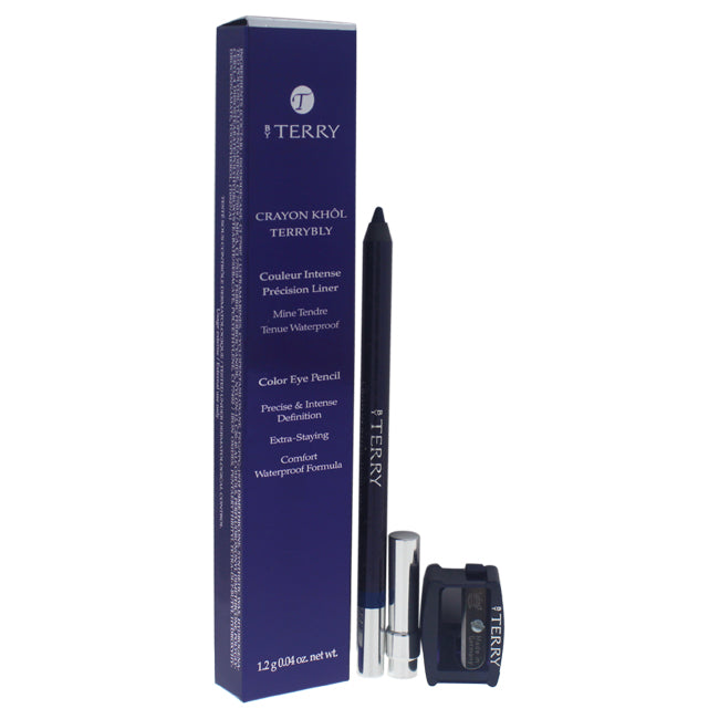 By Terry Crayon Khol Terrybly Waterproof Color Eye Pencil - # 12 Baroque Blue by By Terry for Women - 0.042 oz Eyeliner