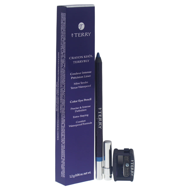 By Terry Crayon Khol Terrybly Waterproof Color Eye Pencil - # 13 Voodoo Blue by By Terry for Women - 0.042 oz Eyeliner
