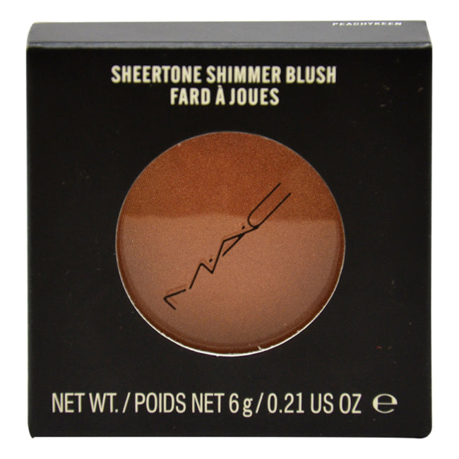 MAC Sheertone Shimmer Blush - Peachykeen by MAC for Women - 0.21 oz Powder Blush