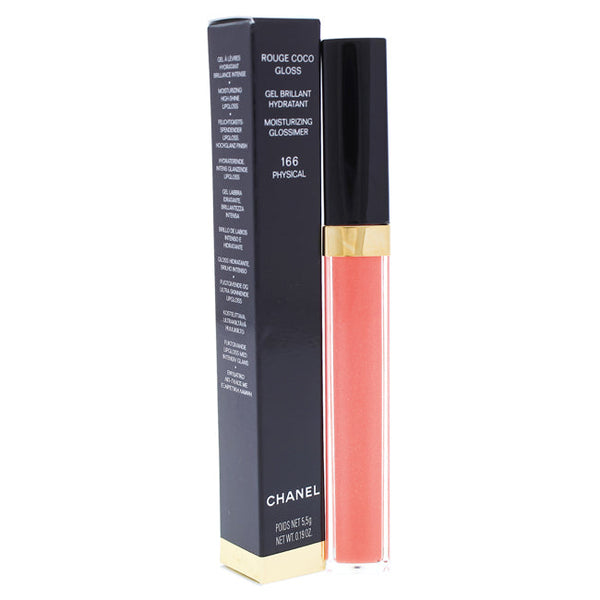 Chanel Rouge Coco Gloss Moisturizing Glossimer - # 166 Physical by Chanel  for Women - 0.19 oz Lip Gloss
