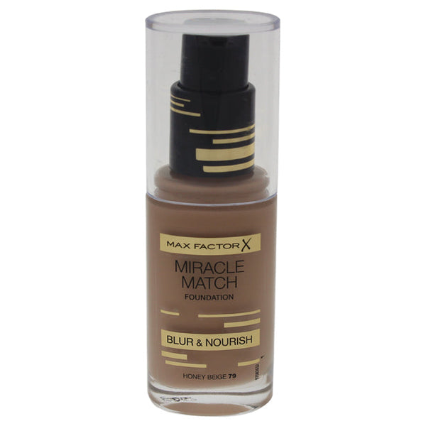 Max Factor Miracle Match Foundation - # 79 Honey Beige by Max Factor for Women - 1 oz Foundation
