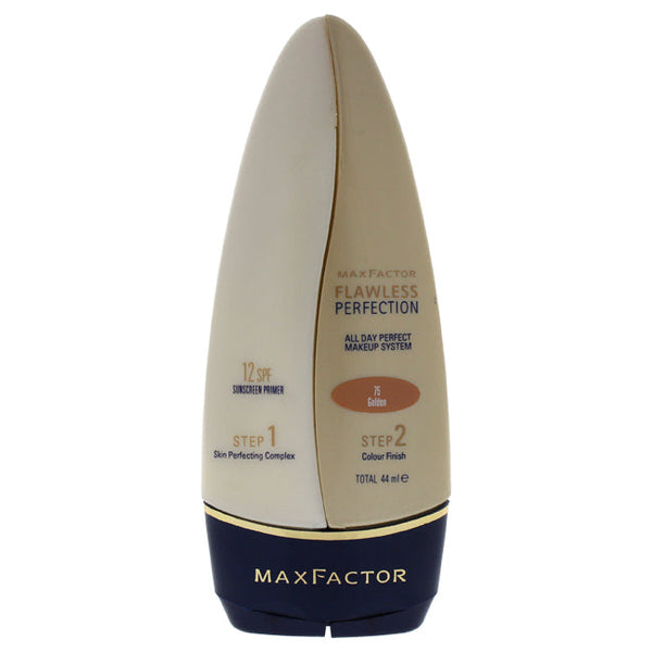 Max Factor Flawless Perfection Foundation SPF 12 - 75 Golden by Max Factor for Women - 1.48 oz Foundation