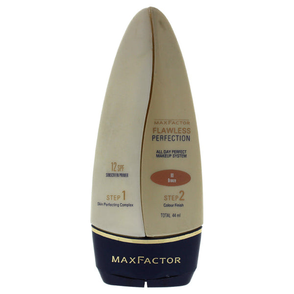 Max Factor Flawless Perfection Foundation SPF 12 - 80 Bronze by Max Factor for Women - 1.48 oz Foundation