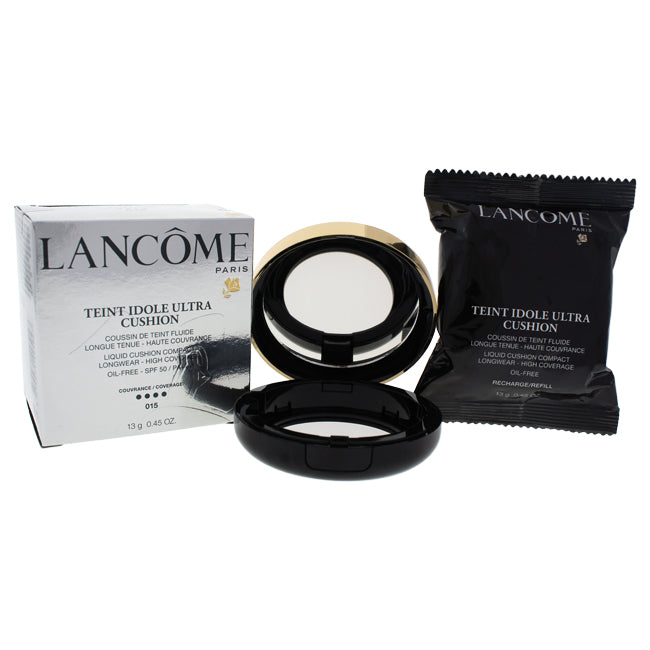 Lancome Teint Idole Ultra Cushion Foundation SPF 50 - # 015 Ivoire by Lancome for Women - 0.45 oz Foundation