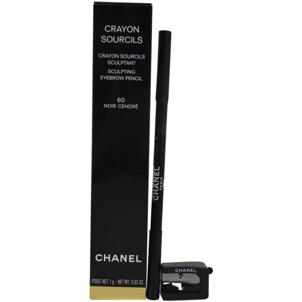 Chanel Crayon Sourcils Sculpting Eyebrow Pencil - # 60 Noir Cendre by Chanel for Women - 0.03 oz Pencil