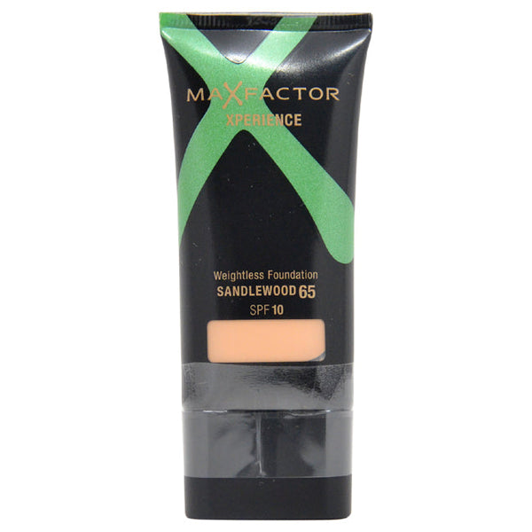 Max Factor Xperience Weightless Foundation SPF 10 - # 65 Sandlewood by Max Factor for Women - 30 ml Foundation