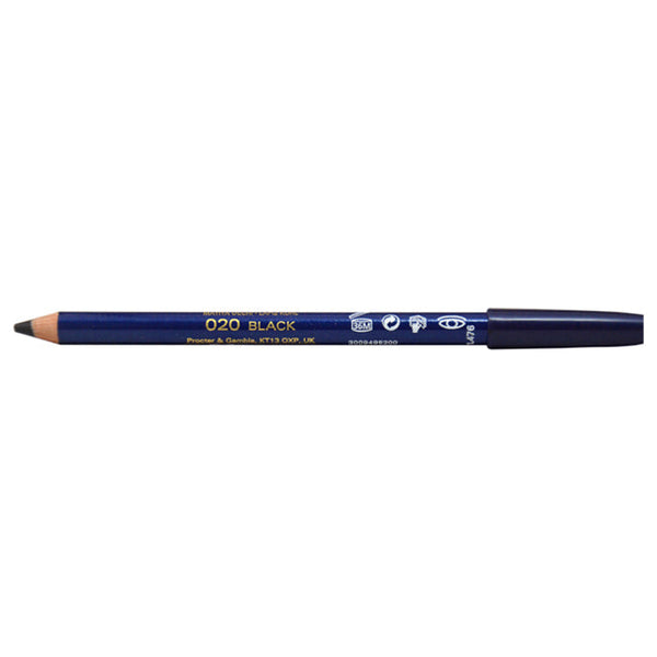 Max Factor Kohl Pencil - 020 Black by Max Factor for Women - 0.1 oz Eyeliner