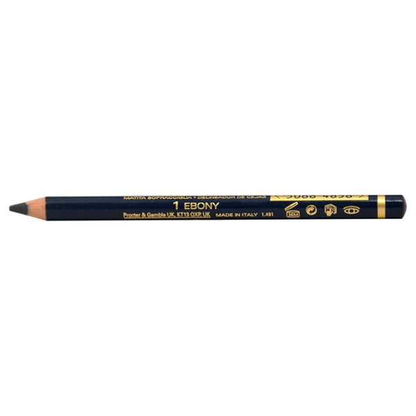 Max Factor Eyebrow Pencil - 1 Ebony by Max Factor for Women - 0.1 oz Eyebrow Pencil