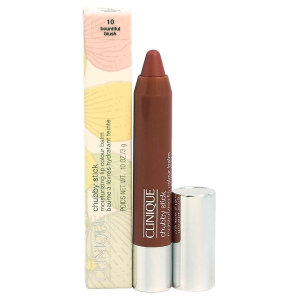 Clinique Chubby Stick Moisturizing Lip Colour Balm - # 10 Bountiful Blush by Clinique for Women - 0.1 oz Lipstick