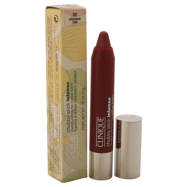 Clinique Chubby Stick Intense Moisturizing Lip Colour Balm - # 02 Chunkiest Chili by Clinique for Women - 0.1 oz Lipstick