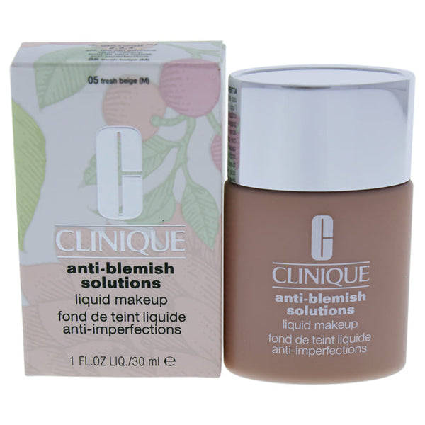 Clinique Anti-Blemish Solutions Liquid Makeup#05 Fresh Beige(MF/M)-Dry Comb. To Oily Skin by Clinique for Women - 1 oz Foundation