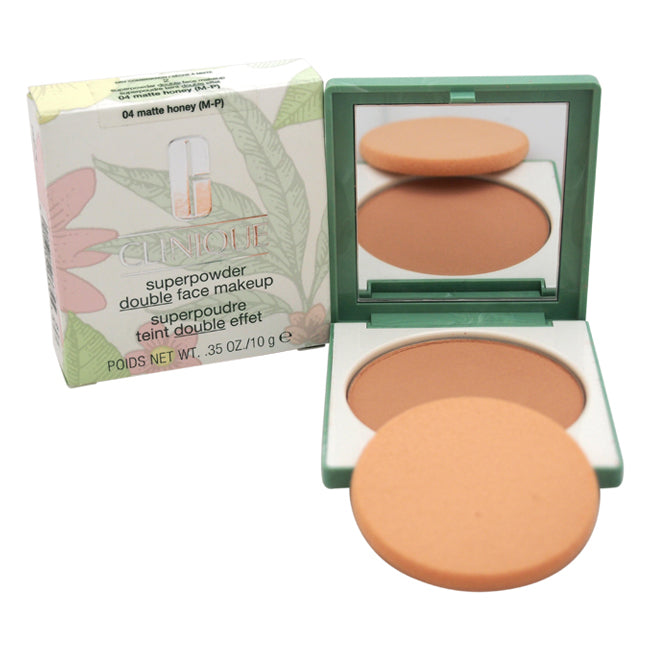 Clinique Superpowder Double Face Makeup - # 04 Matte Honey (M-P)-Dry Combination by Clinique for Women - 0.35 oz Powder