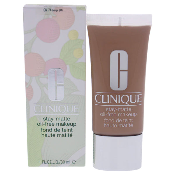 Clinique Stay-Matte Oil-Free Makeup - # CN 74 Beige - Dry Combination To Oily by Clinique for Women - 1 oz Makeup