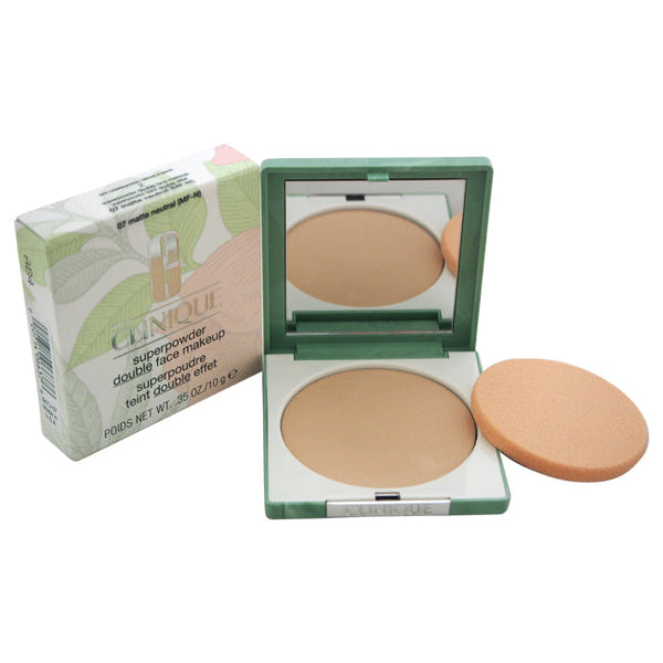 Clinique Superpowder Double Face Makeup - # 07 Matte Neutral (MF-N)-Dry Combination To Oily by Clinique for Women - 0.35 oz Makeup