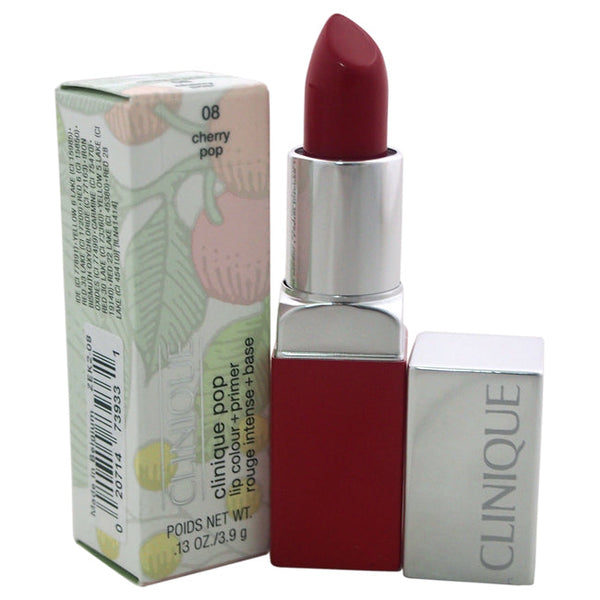 Clinique Clinique Pop Lip Colour + Primer - # 08 Cherry Pop by Clinique for Women - 0.13 oz Lipstick