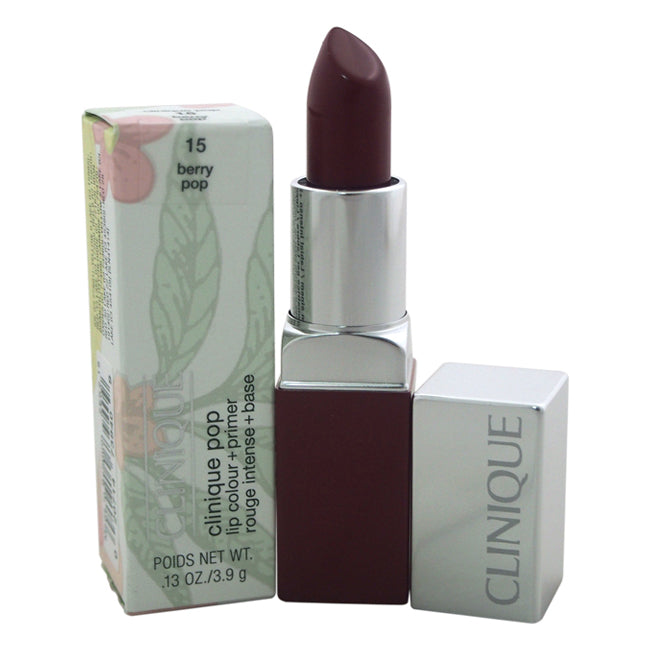 Clinique Clinique Pop Lip Colour + Primer - # 15 Berry Pop by Clinique for Women - 0.13 oz Lipstick