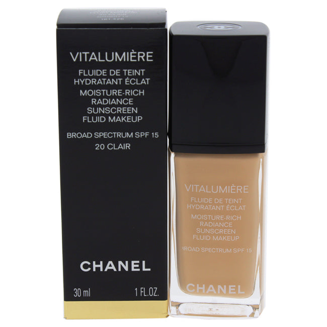 Chanel Vitalumiere Fluide Makeup SPF 15 - # 20 Clair by Chanel for Wom –  Fresh Beauty Co. USA