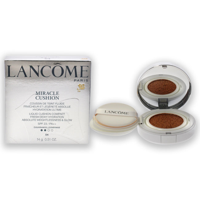 Lancome Miracle Cushion Liquid Cushion Compact SPF 23 - 04 Beige Miel by Lancome for Women - 0.51 oz Foundation