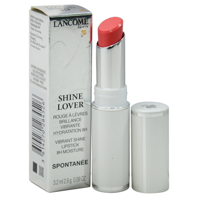 Lancome Shine Lover Vibrant Shine Lipstick - # 314 Spontanee by Lancome for Women - 0.09 oz Lipstick