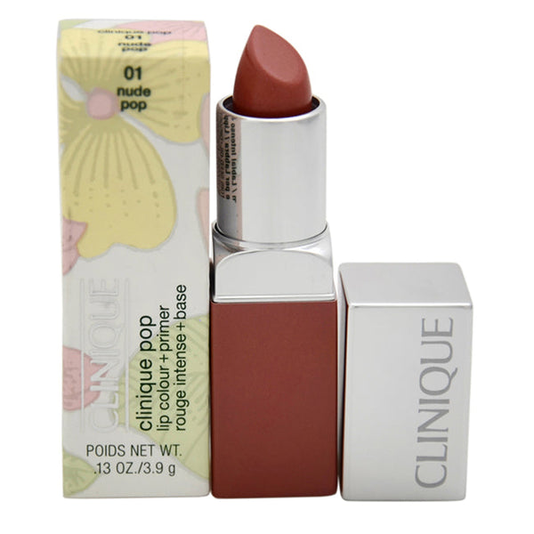 Clinique Clinique Pop Lip Colour + Primer - # 01 Nude Pop by Clinique for Women - 0.13 oz Lipstick