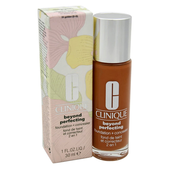 Clinique Beyond Perfecting Foundation Plus Concealer - 24 Golden D-G by Clinique for Women - 1 oz Makeup