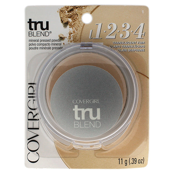 CoverGirl TruBlend Pressed Powder - # 1 Translucent Fair by CoverGirl for Women - 0.39 oz Powder