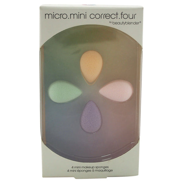 BeautyBlender Micro.Mini Correct.Four by BeautyBlender for Women - 4 Pc Kit Mini Makeup Sponge