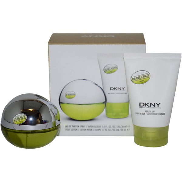 Donna Karan Be Delicious by Donna Karan for Women - 2 Pc Gift Set 1oz EDP Spray, 1.7oz Body Lotion