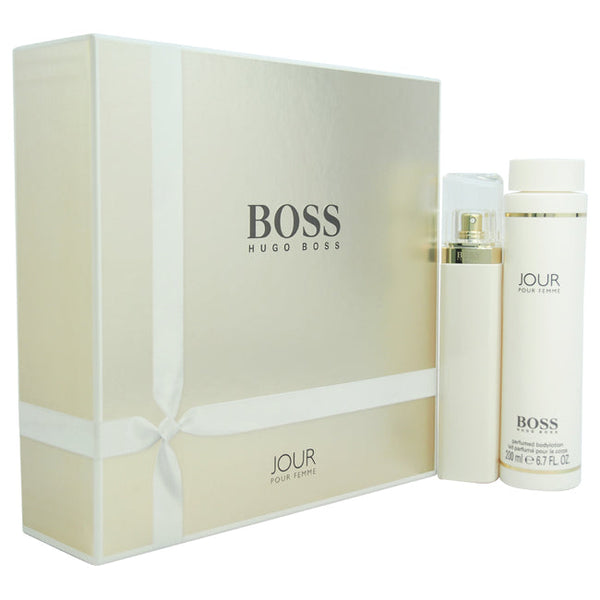 Hugo Boss Jour Pour Femme by Hugo Boss for Women - 2 Pc Gift Set 2.5oz EDP Spray, 6.7oz Perfumed Body Lotion