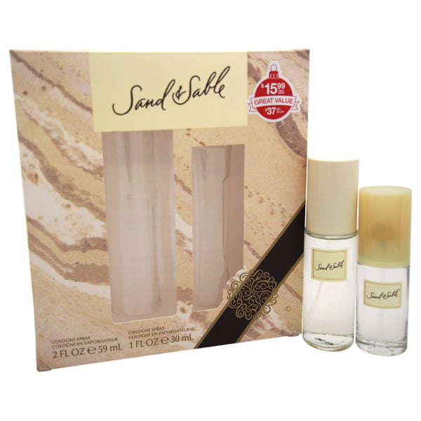 Coty Sand and Sable by Coty for Women - 2 Pc Gift Set 2oz Cologne Spray, 1oz Cologne Spray