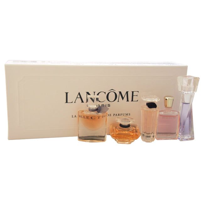 Lancome La Collections De Parfums by Lancome for Women - 5 Pc Mini Gift Set 0.16oz Hypnose EDP Splash, 0.13oz La Vie Est Belle EDP Splash, 0.25oz Tresor EDP Splash, 0.16oz Tresor In Love EDP Splash, 0.16oz Miracle EDP Splash