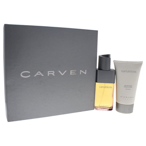 Carven Variations by Carven for Women - 2 Pc Gift Set 3.3oz EDP Spray, 5.07oz Body Lotion