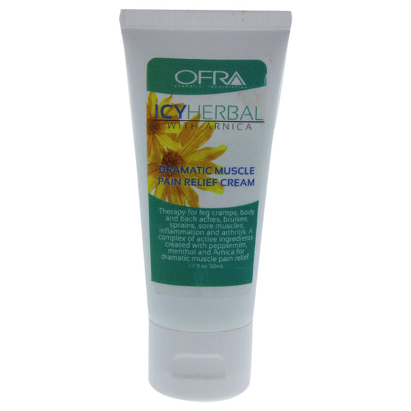 Ofra Icy Herbal Dramatic Muscle Pain Relief Cream With Arnica by Ofra for Women - 1.7 oz Cream