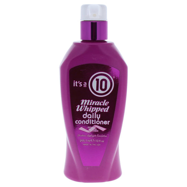 Its A 10 Miracle Whipped Daily Conditioner by Its A 10 for Women - 10 oz Conditioner