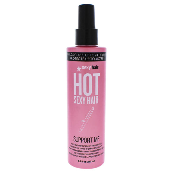 Sexy Hair Hot Support Me Heat Protection Setting Hairspray by Sexy Hair for Women - 8.5 oz Hairspray