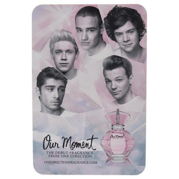 One Direction Our Moment Blotter Cards by One Direction for Women - 1 Pc EDP Blotter Cards (Sample)