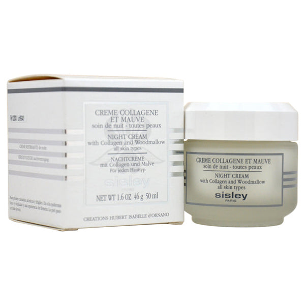 Sisley Night Cream with Collagen & Woodmallow by Sisley for Women - 1.6 oz Cream