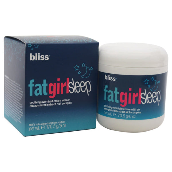 Bliss Fat Girl Sleep by Bliss for Women - 6 oz Cream