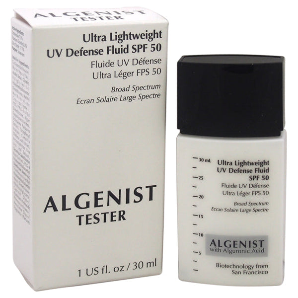 Algenist Ultra Lightweight UV Defense Fluid SPF 50 by Algenist for Women - 1 oz Fluid (Tester)