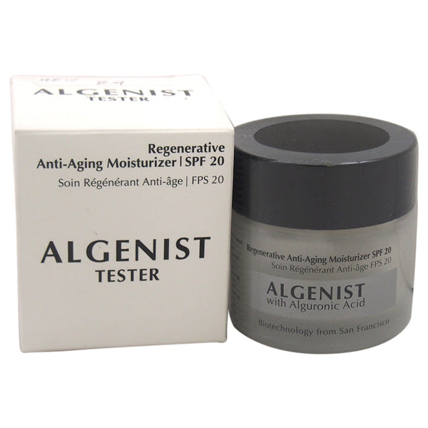 Algenist Regenerative Anti-Aging Moisturizer SPF 20 by Algenist for Women - 2 oz Moisturizer (Tester)