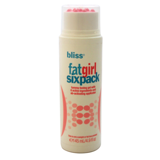 Bliss Fat Girl Six Pack Tummy-Toning Gel by Bliss for Women - 4.9 oz Gel