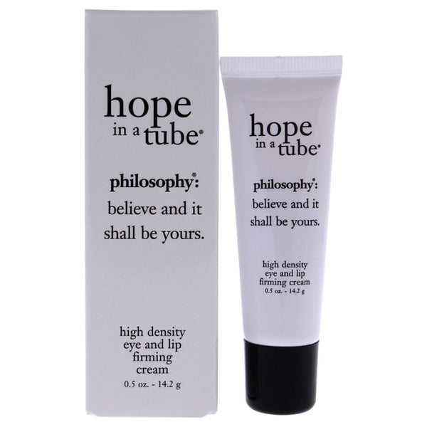 Philosophy Hope In a Tube High-Density Eye and Lip Firming Cream by Philosophy for Women - 0.5 oz Cream
