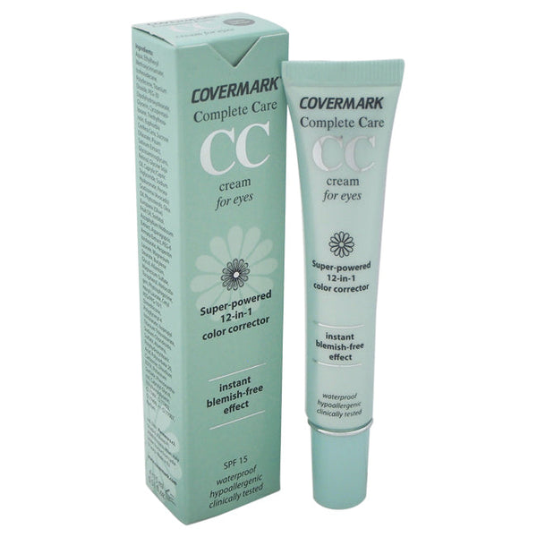Covermark Complete Care CC Cream For Eyes Waterproof SPF 15 - Light Beige by Covermark for Women - 0.51 oz Makeup