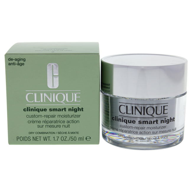 Clinique Clinique Smart Night Custom-Repair Moisturizer - Dry Combination by Clinique for Women - 1.7 oz Moisturizer