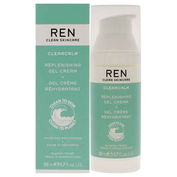 Ren Clearcalm Replenishing Gel Cream by Ren for Women - 1.7 oz Gel