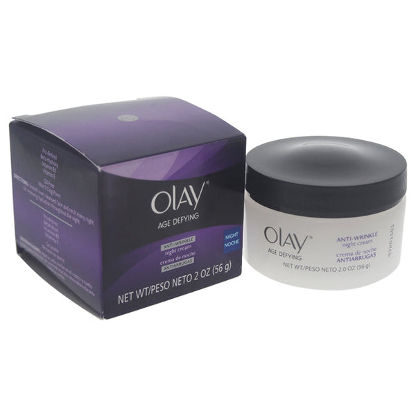 Olay Olay Age Defying Anti-Wrinkle Night Cream by Olay for Women - 2 oz Cream