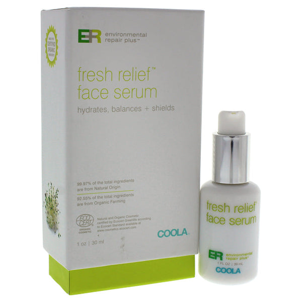 Coola Environmental Repair Plus Fresh Relief Face Serum by Coola for Women - 1 oz Serum