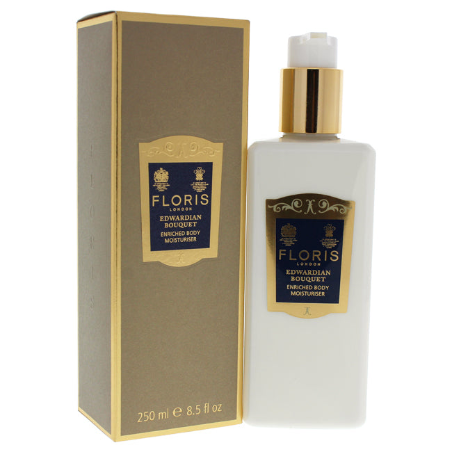 Floris London Edwardian Bouquet Enriched Body Moisturiser by Floris London for Women - 8.5 oz Moisturizer
